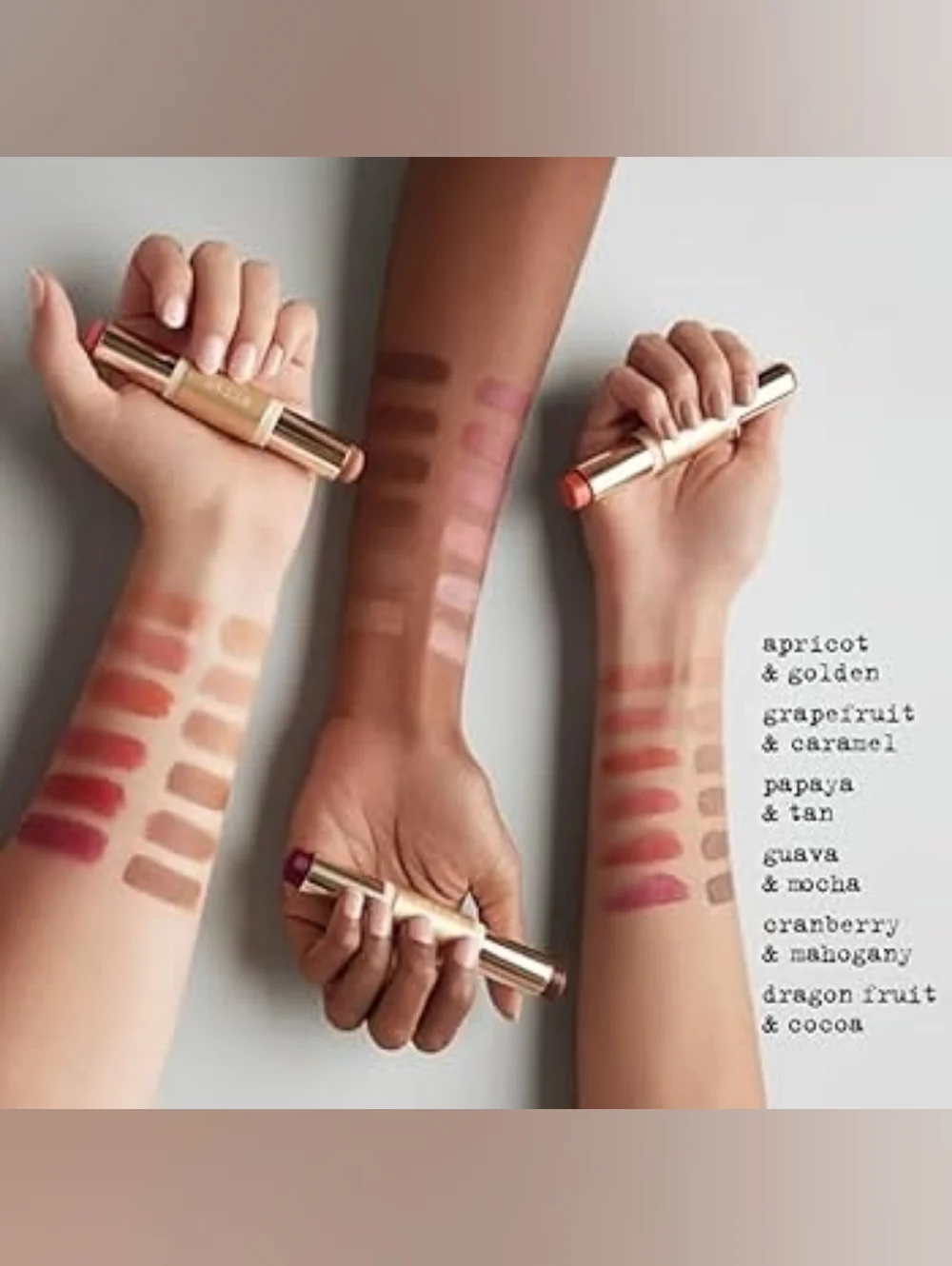 Stila Dual-Ended Blush And Bronzer Lip & Cheek Stick — Papaya & Tan